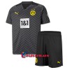 Virallinen Fanipaita + Shortsit BVB Borussia Dortmund Vieraspelipaita 2021-22 - Lasten